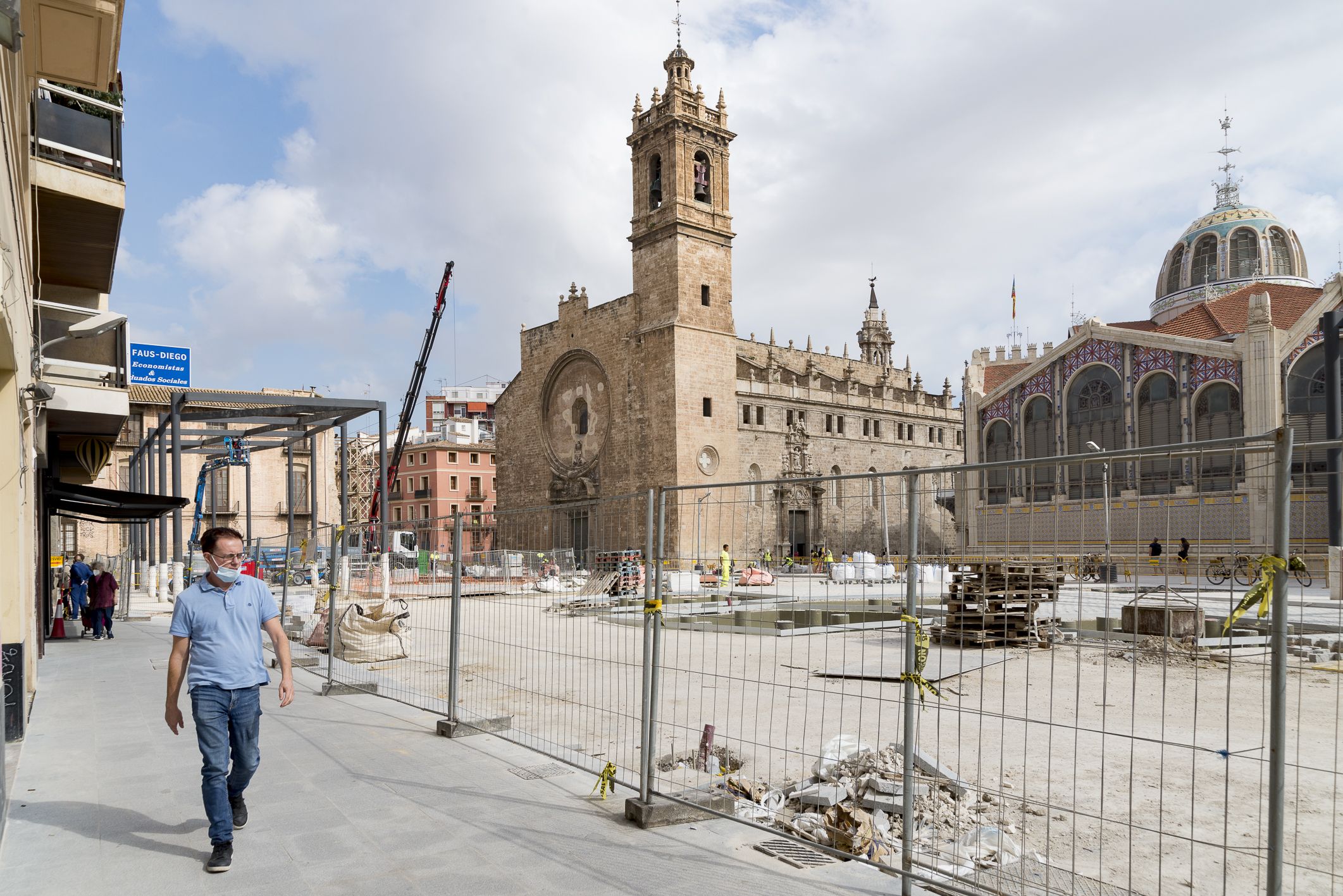 Obras Plaza de Brujas de València - Xisco Navarro València Extra