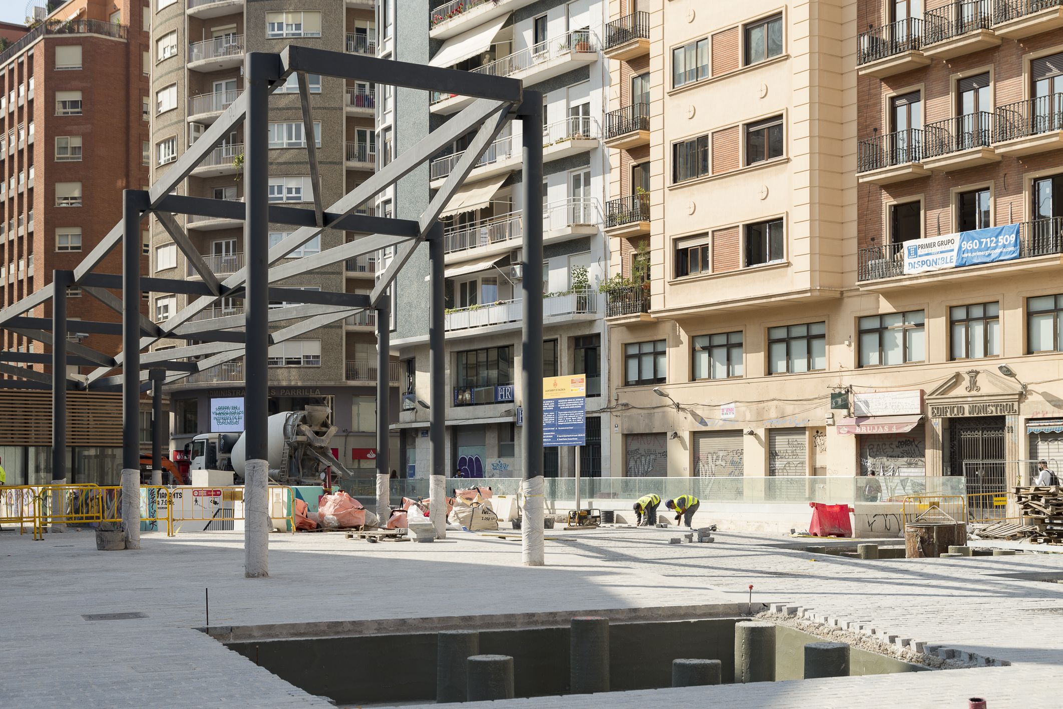 Obras Plaza de Brujas de València - Xisco Navarro València Extra