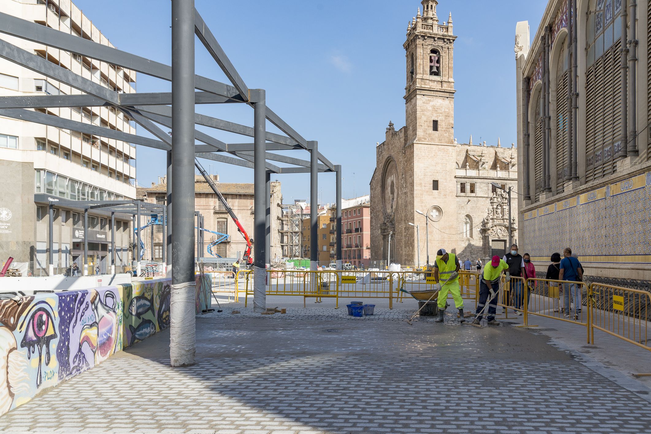 Obras Plaza de Brujas de València - Xisco Navarro València Extra