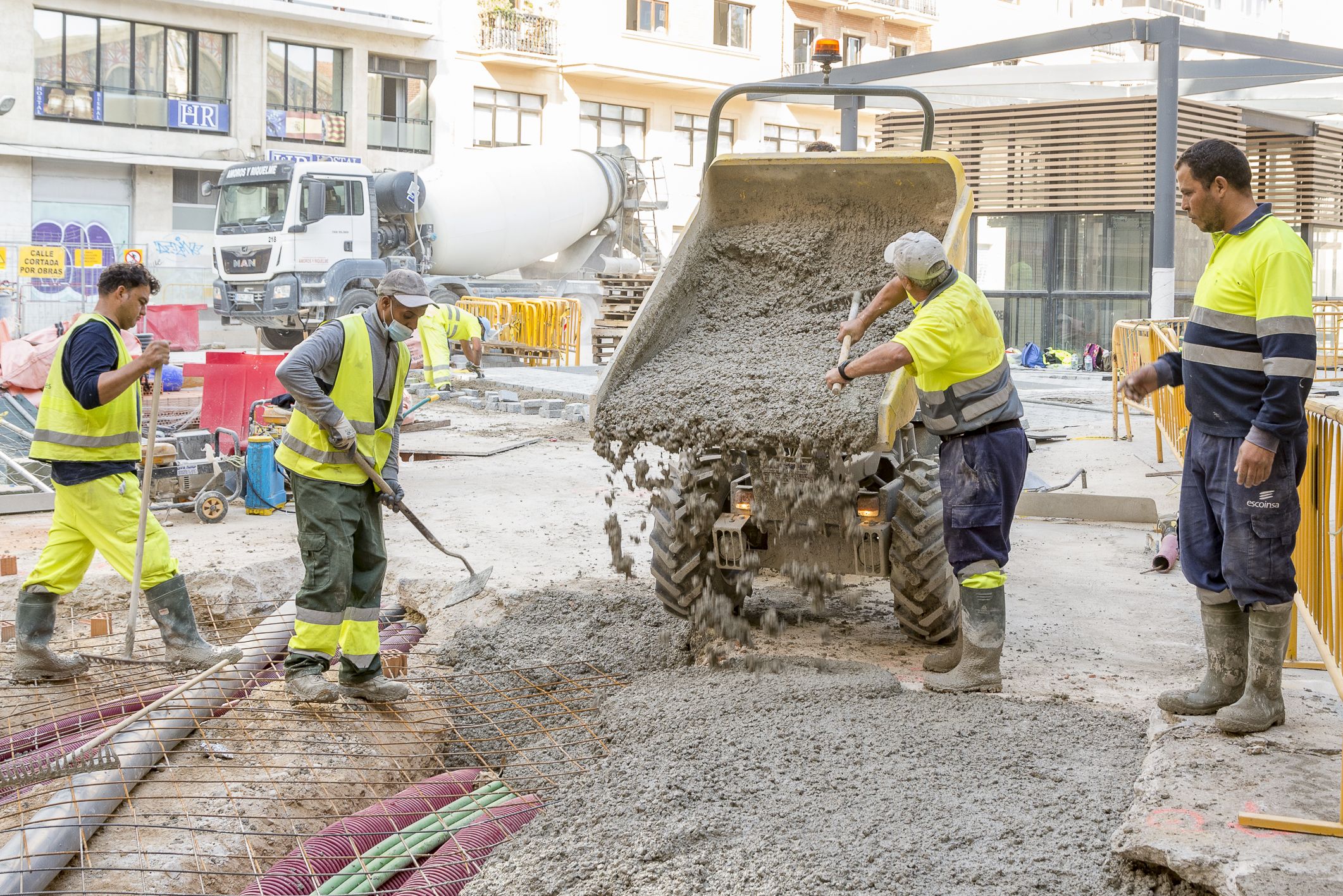 Obras Plaza de Brujas de València - Xisco Navarro València Extra