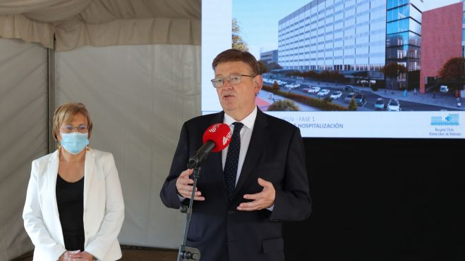 Ximo Puig y Ana Barceló anuncian la inversión de 104 millones en el Hospital Clínico de València