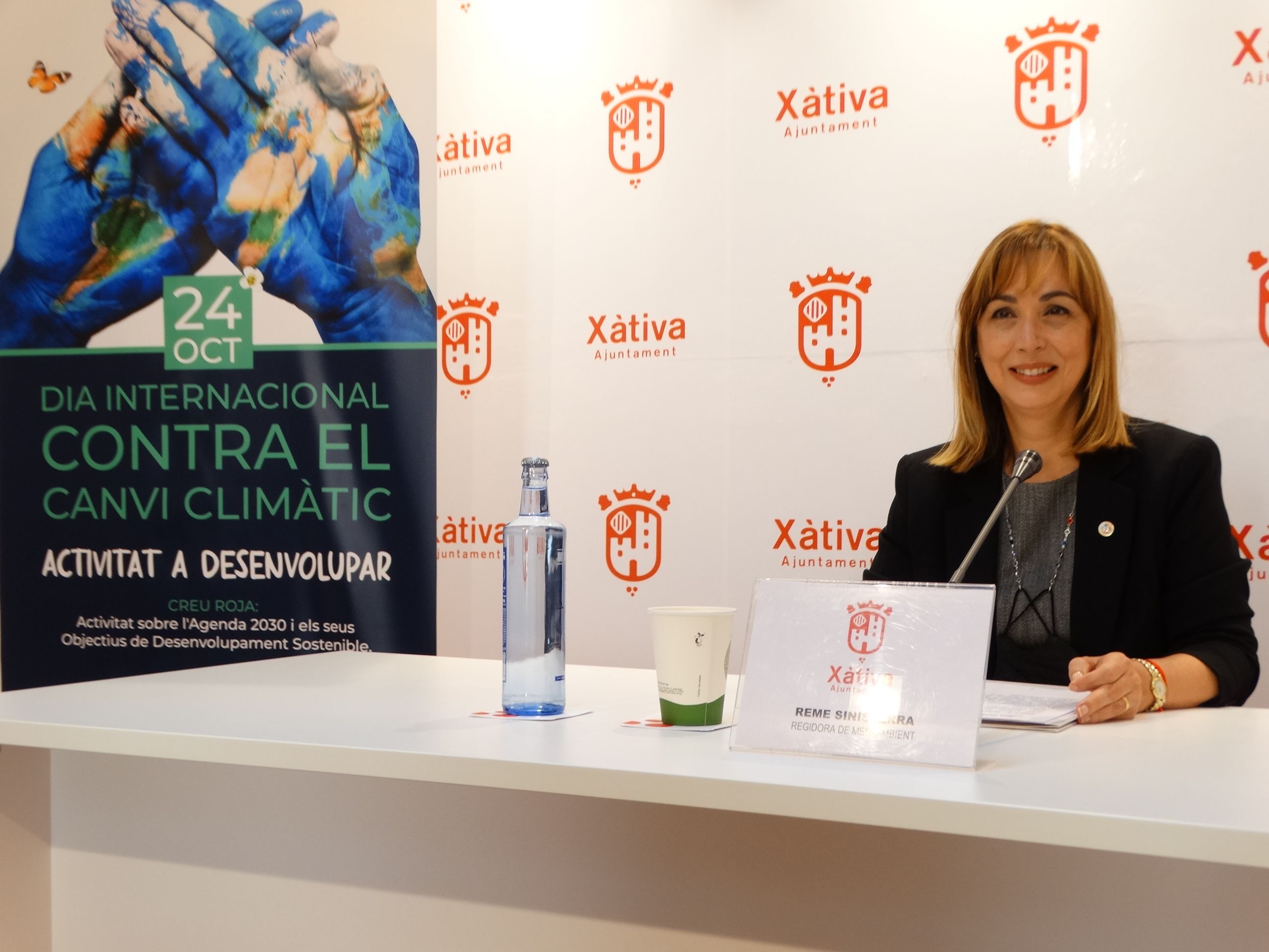 La regidora de Medi Ambient de l'Ajuntament de Xàtiva, Reme Sinisterra