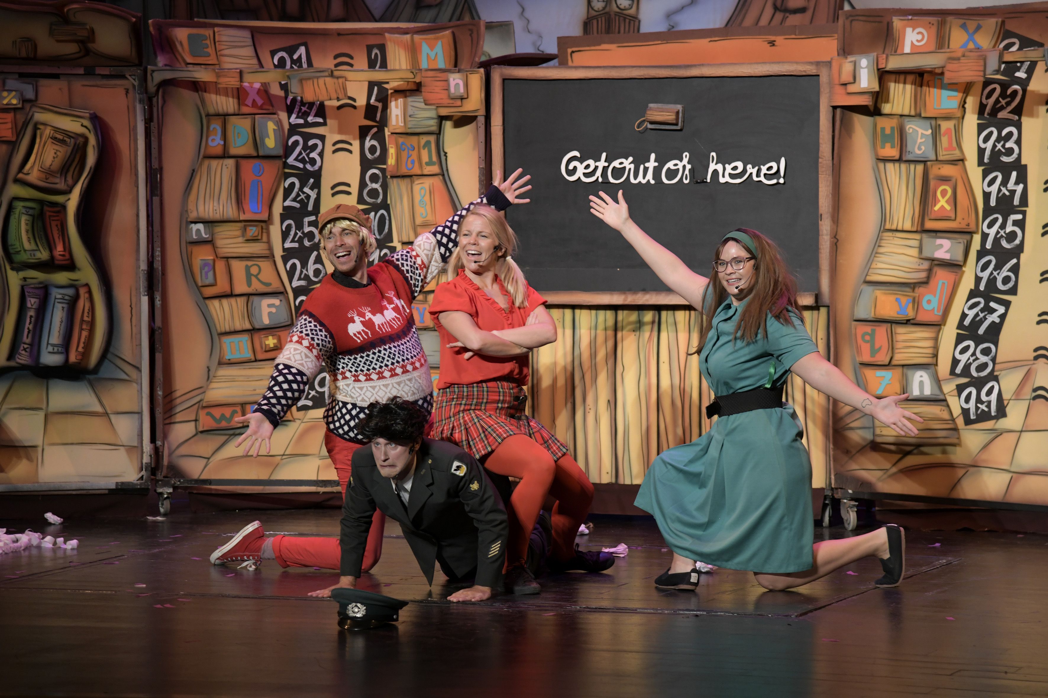 Una representación teatral en inglés