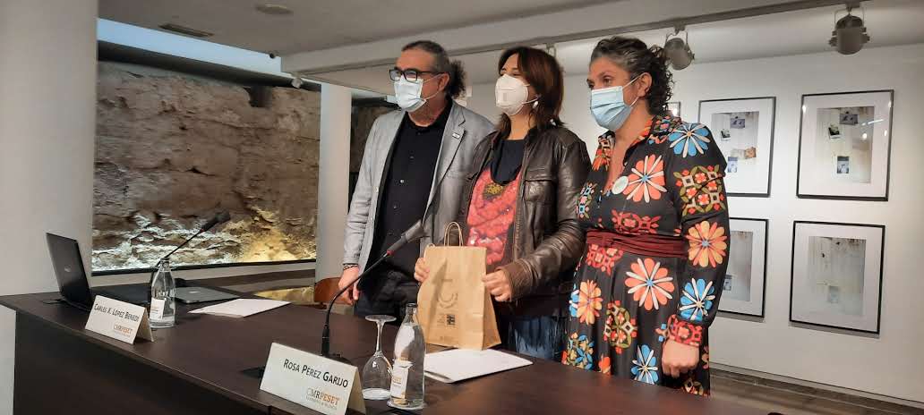 Pérez Garijo, durante la intervención en el encuentro 'Consume Palestina: solidaridad con las mujeres palestinas'