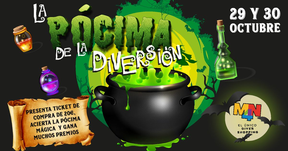 Programación especial de Halloween 2021 en el centro comercial MN4 de Alfafar.