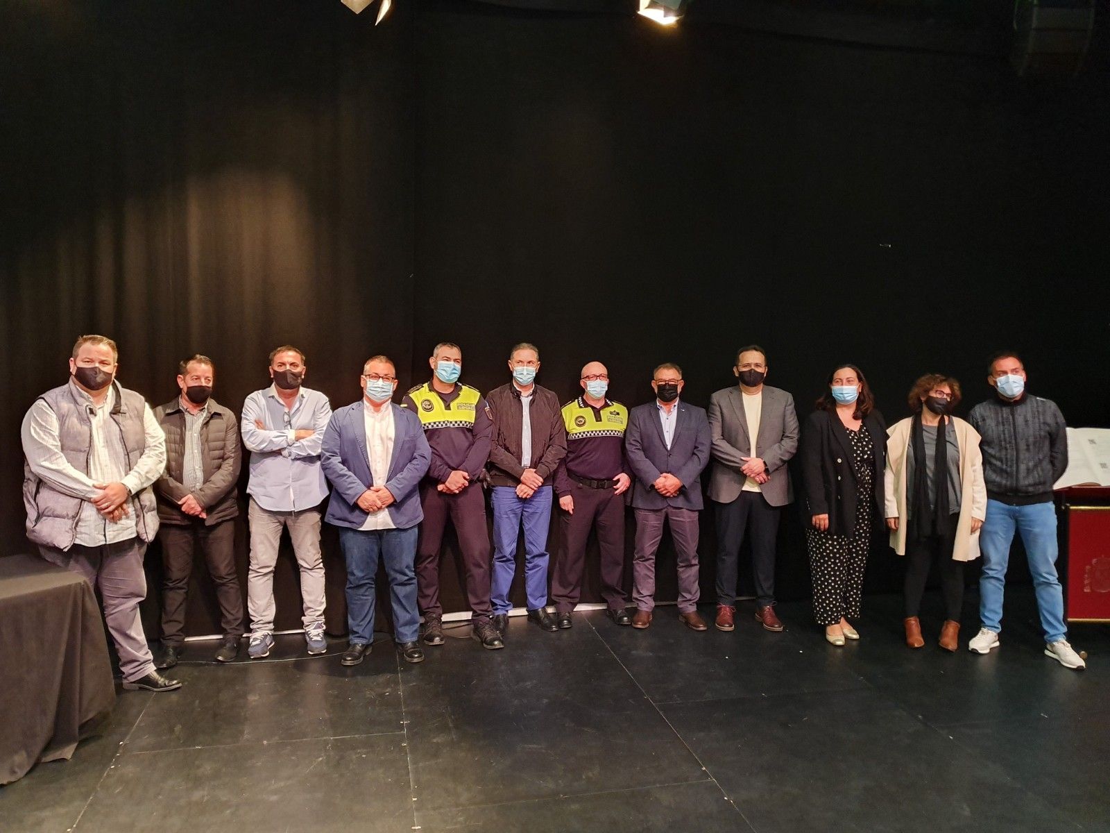 Acto de reconocimiento a tres policías locales de Sueca