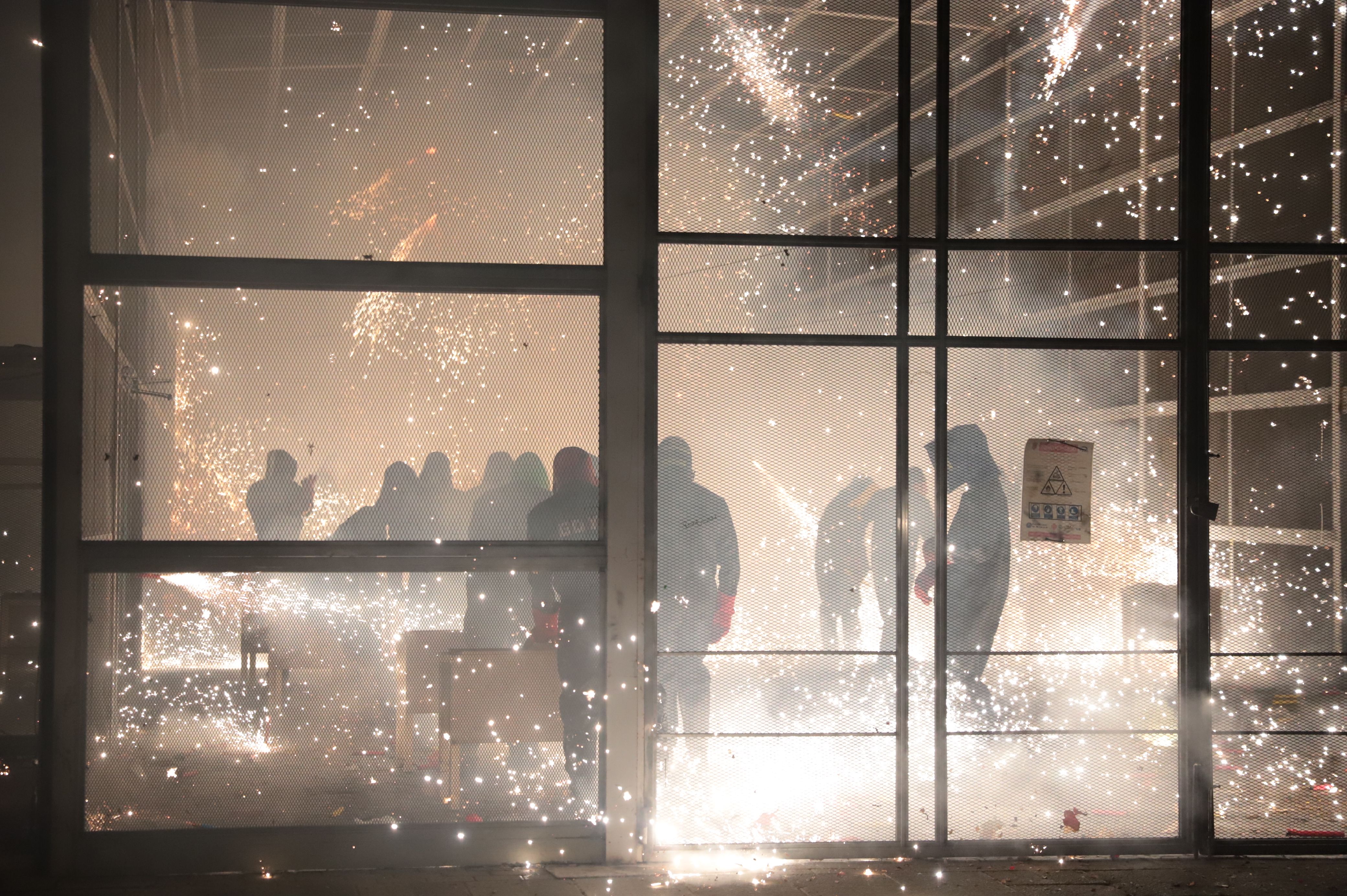 Celebració d'una Cordà al Cohetòdrom de Paterna