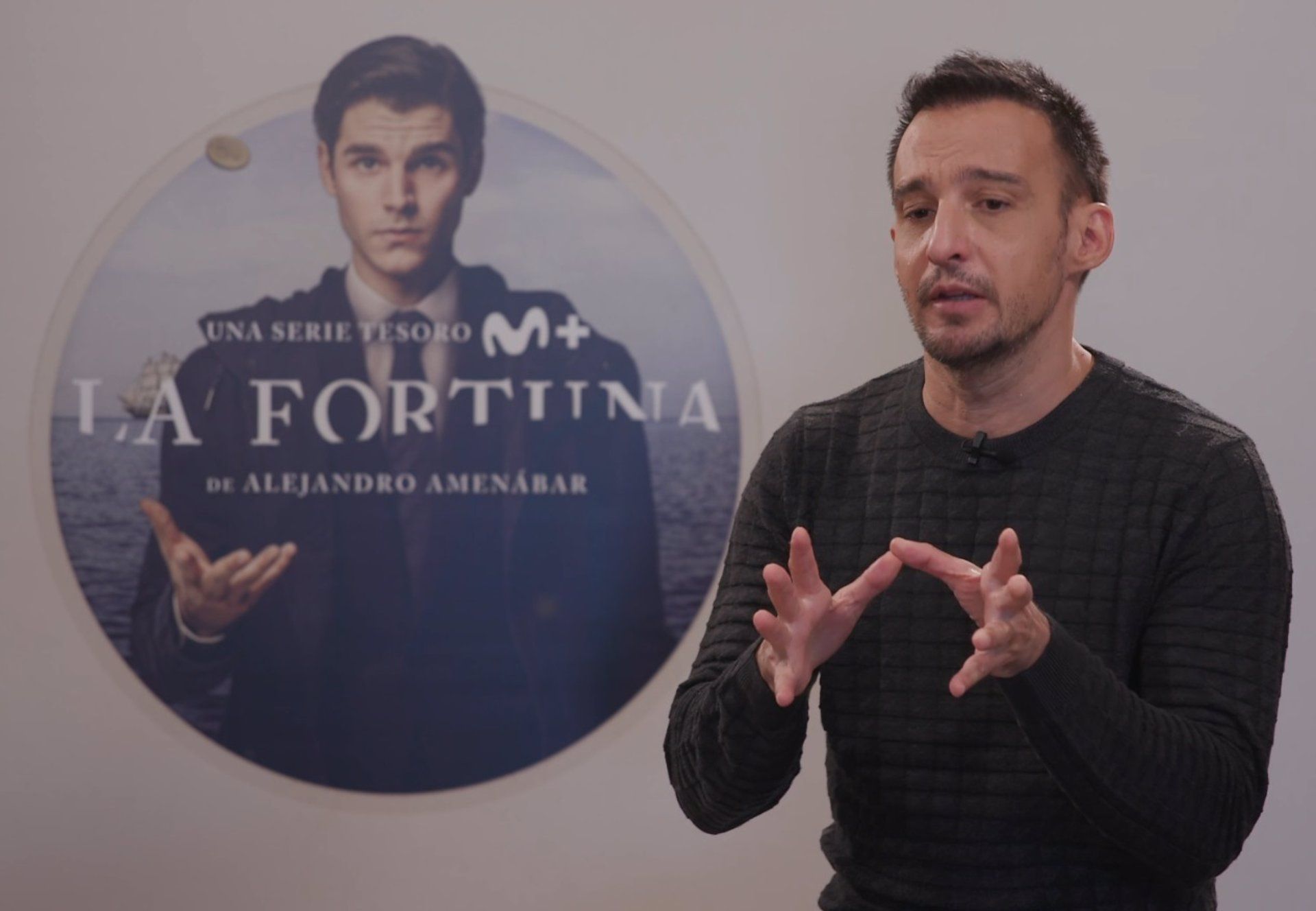 Alejandro Amenábar en la presentación de una de sus películas