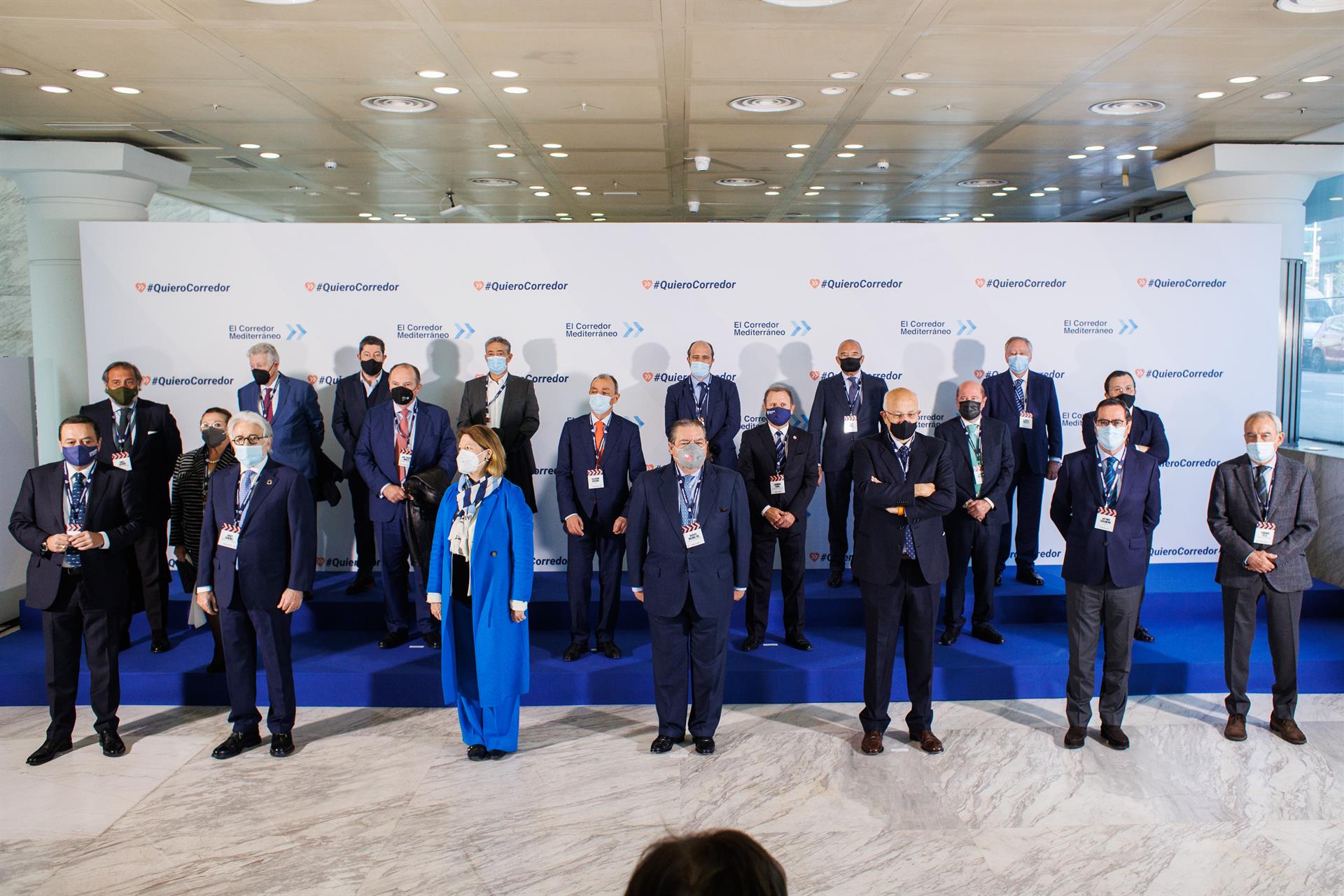 5º Acto Empresarial por el Corredor Mediterráneo y Chequeo Semestral: 'España está perdiendo el tren', en el Palacio Municipal de Ifema