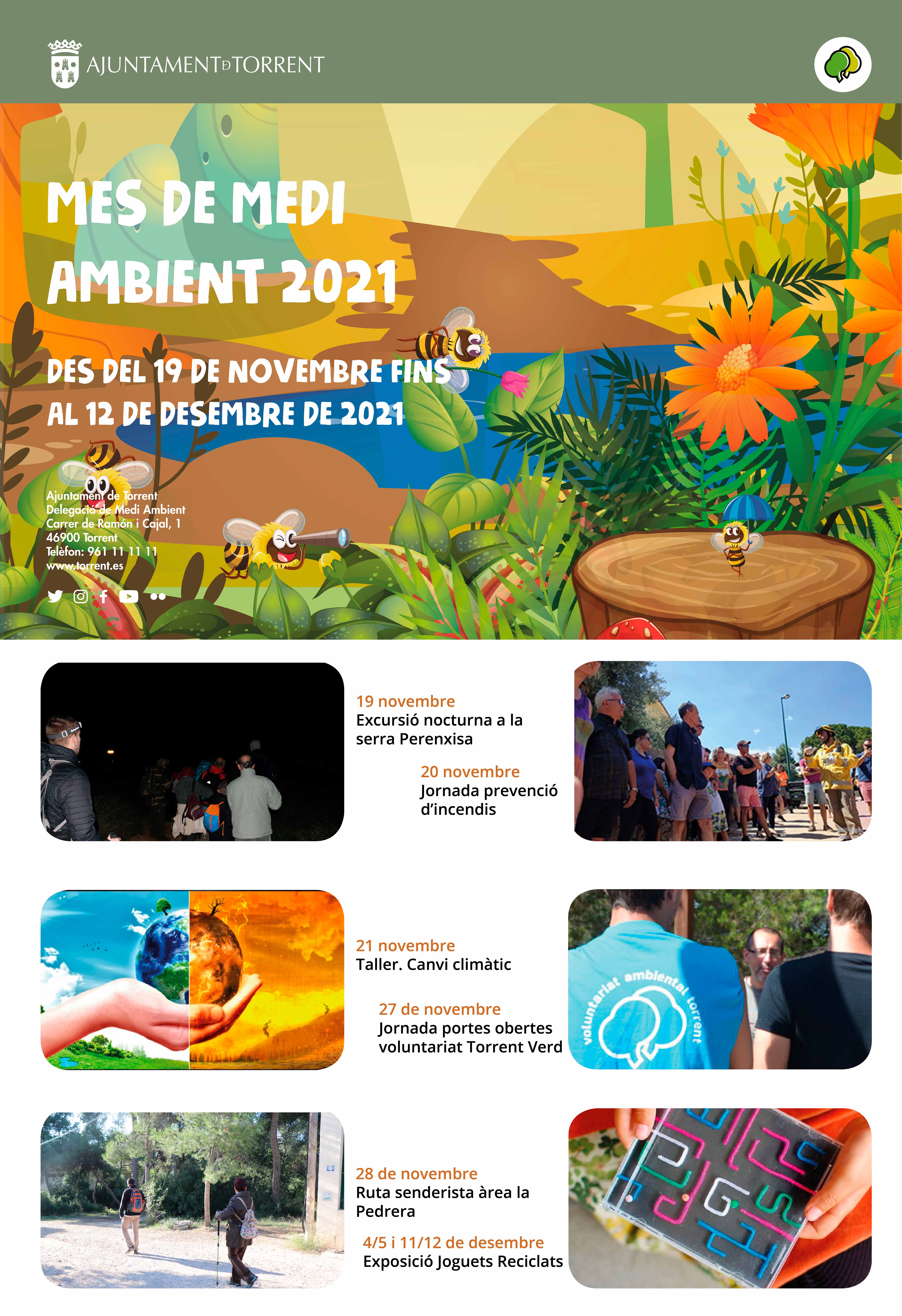 Cartel Mes del Medio ambiente de Torrent 2021
