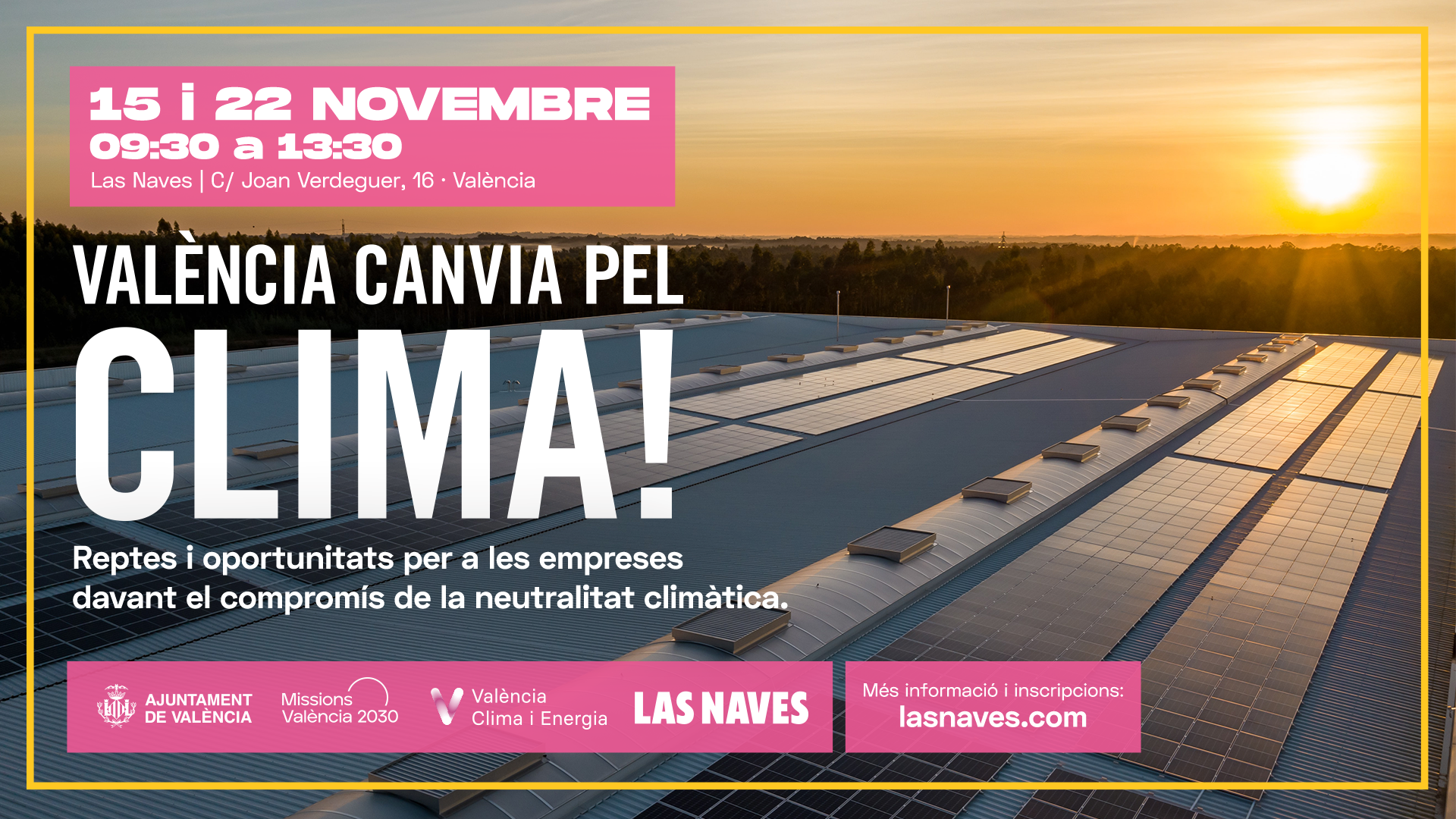 Cartell València canvia pel CLIMA