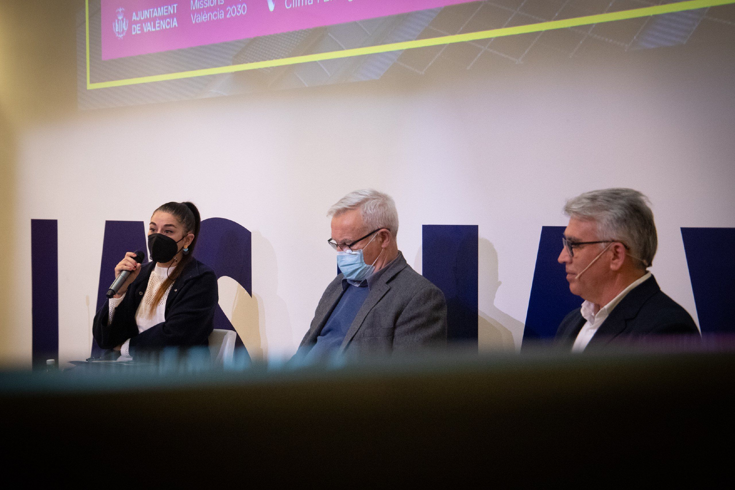 La consellera de Emergencia Climática y Transición Ecológica, Mireia Mollà, en el debate sobre la responsabilidad de las instituciones en el cambio climático