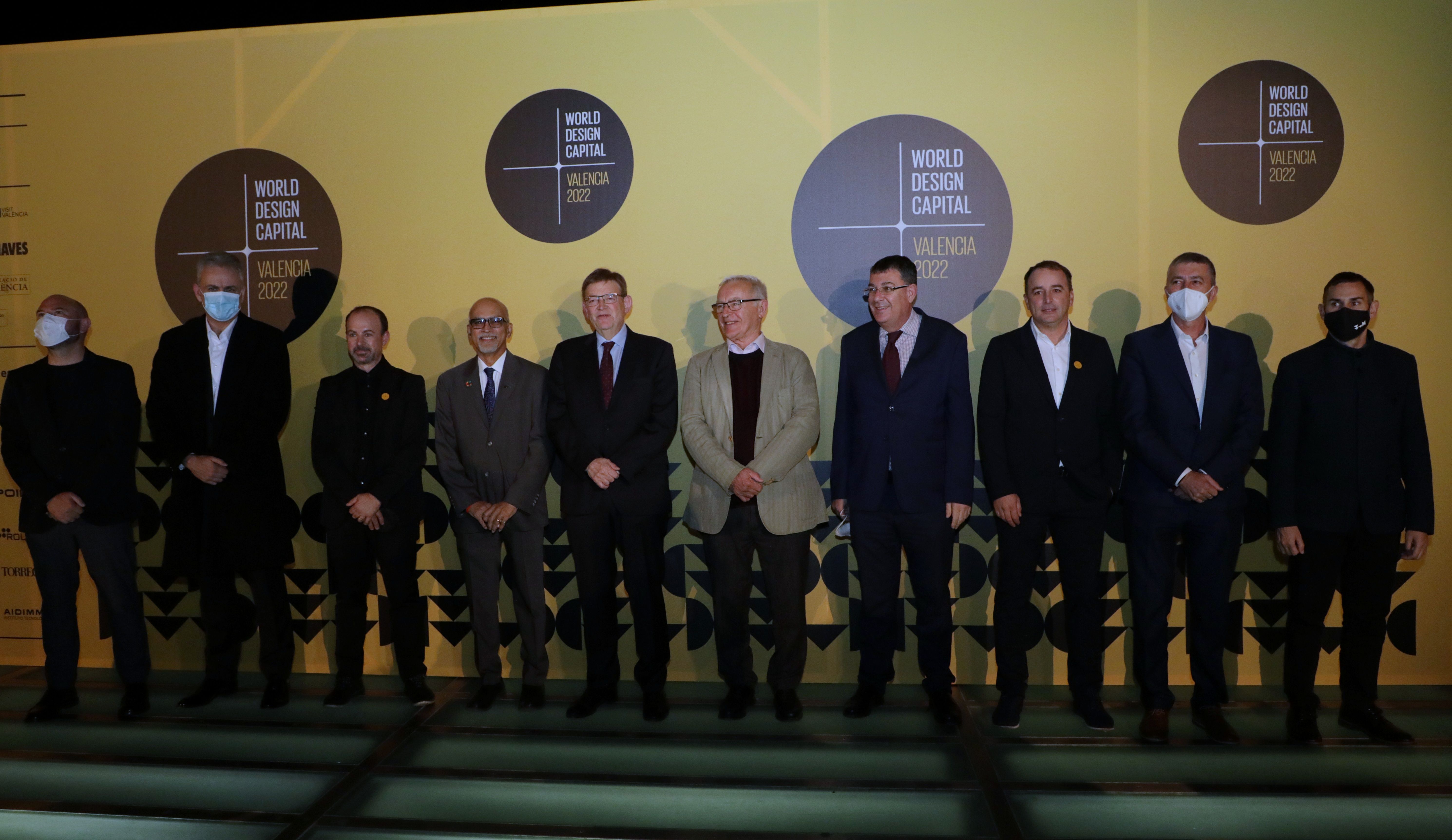El president de la Generalitat, Ximo Puig, en el acto de presentación de la València Capital Mundial del Diseño 2022