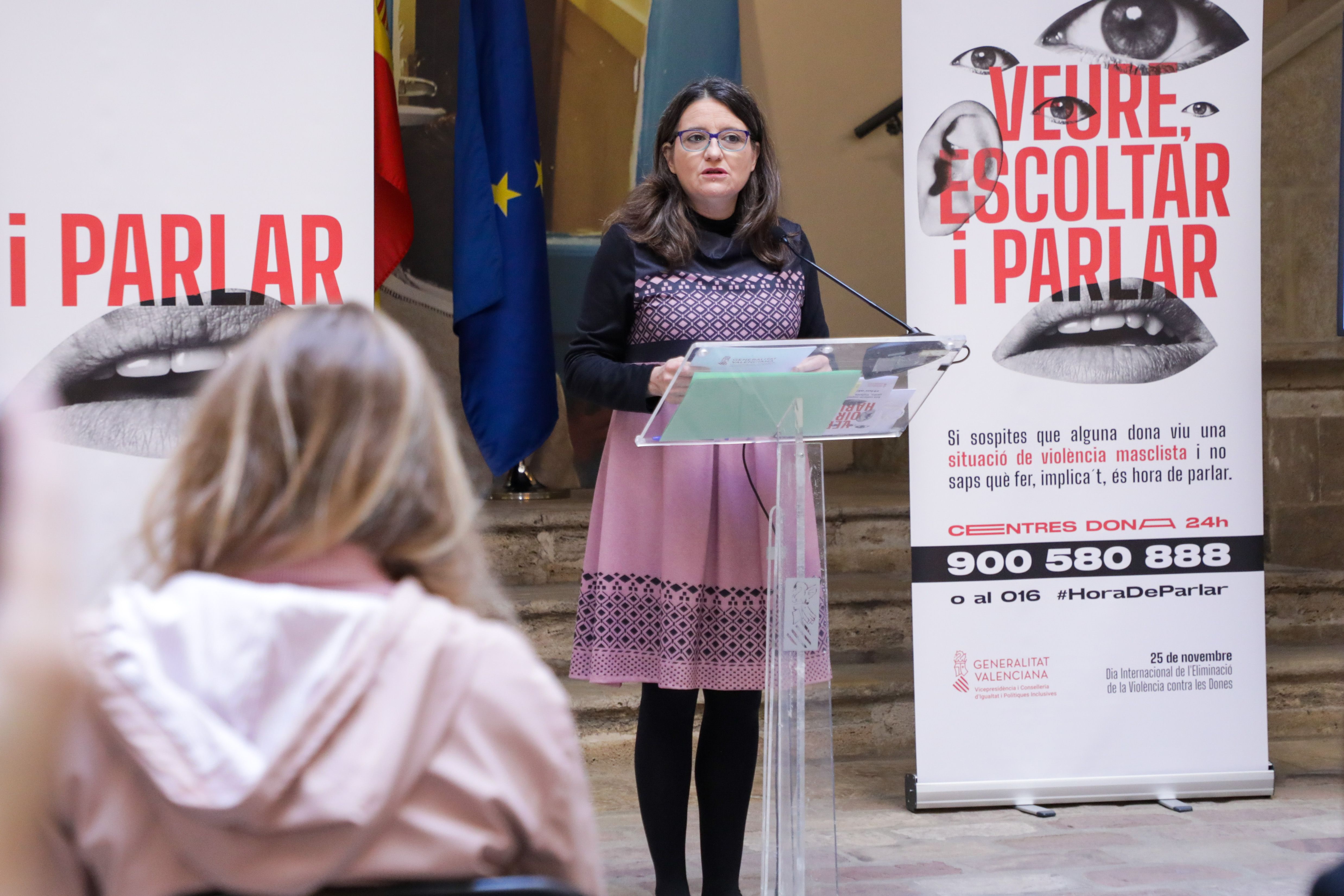 Monica Oltra presenta la campanya del 25N de 2021