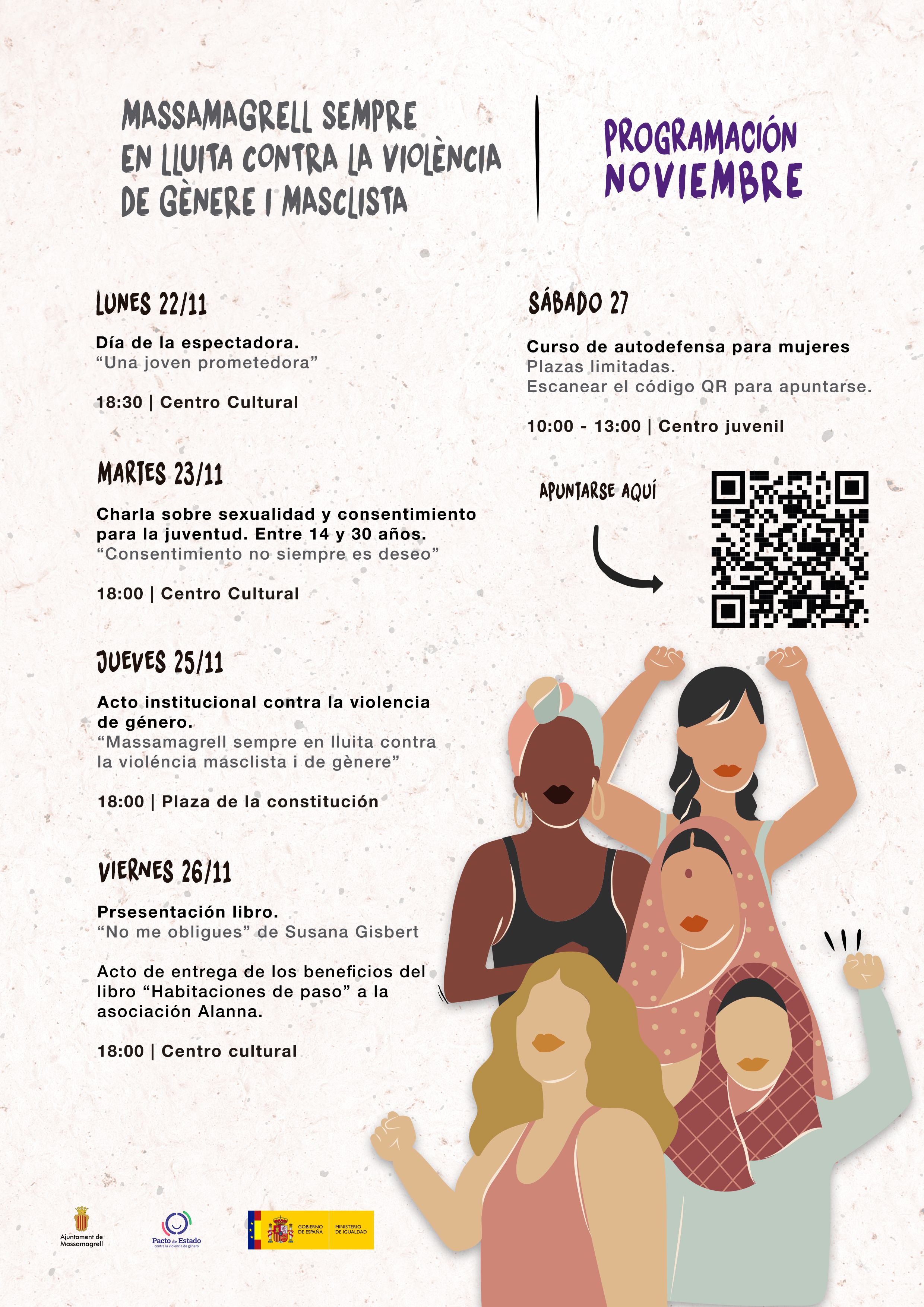 Programació del 25N de Massamagrell 2021