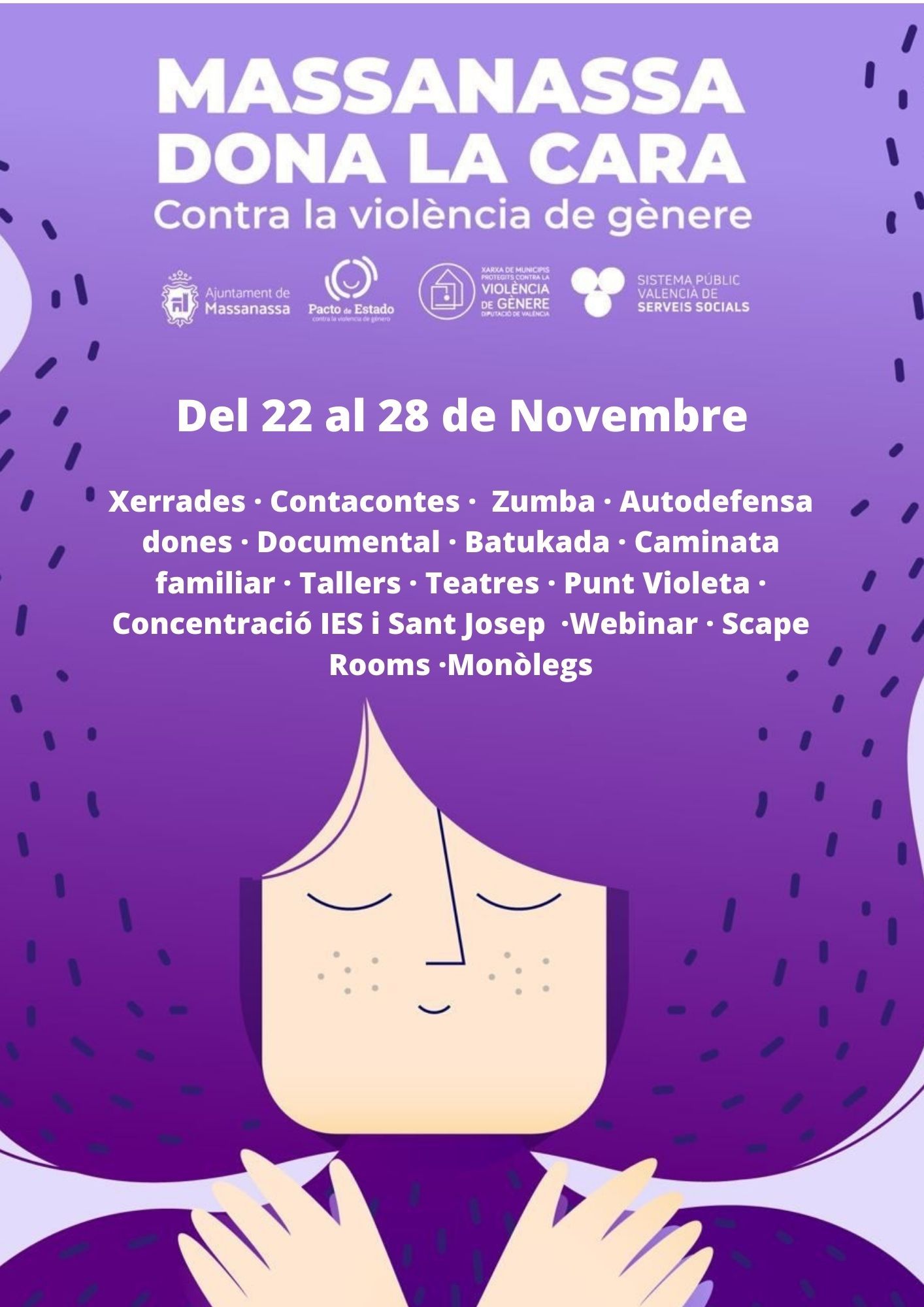 Cartell pel 25N de Massanassa