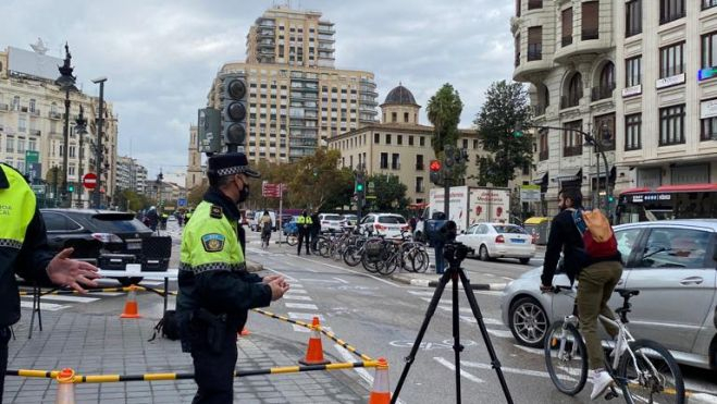 Un control de radar cap als patinets