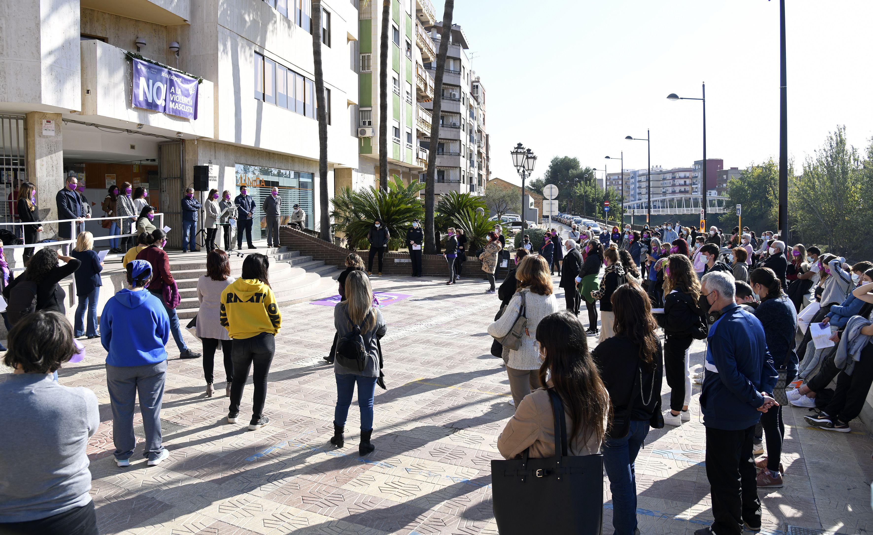 Concentració pel 25N a Paiporta 2020