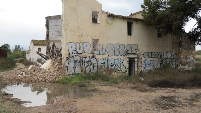 L'Alqueria del Rei, esfondrada