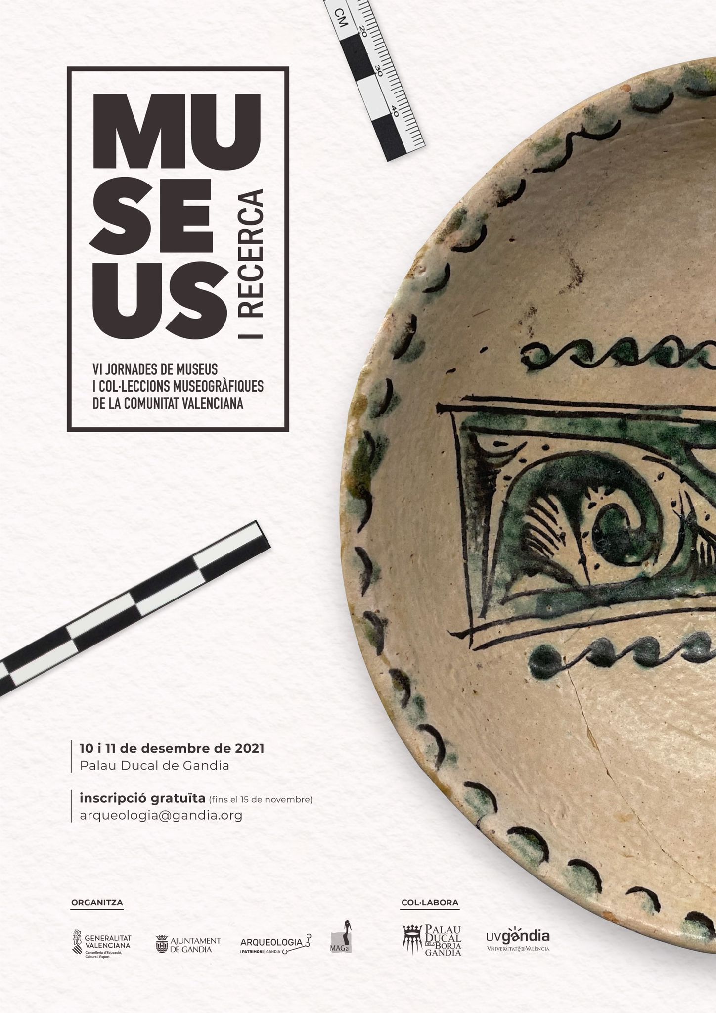 Cartel de las VI Jornadas de Museos y Colecciones Museográficas Permanentes