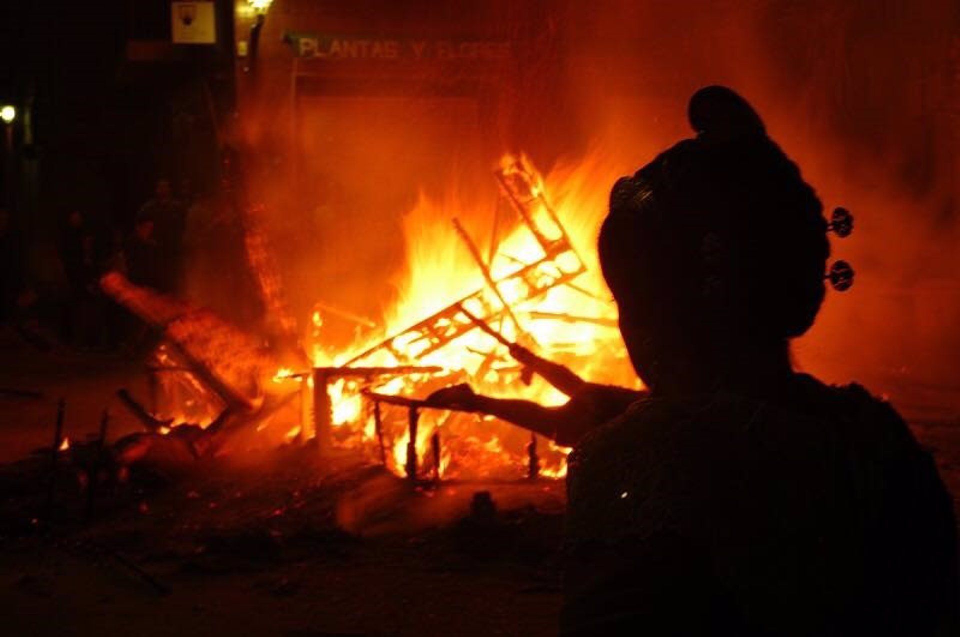 Imatge d'arxiu de la 'cremà' d'una falla