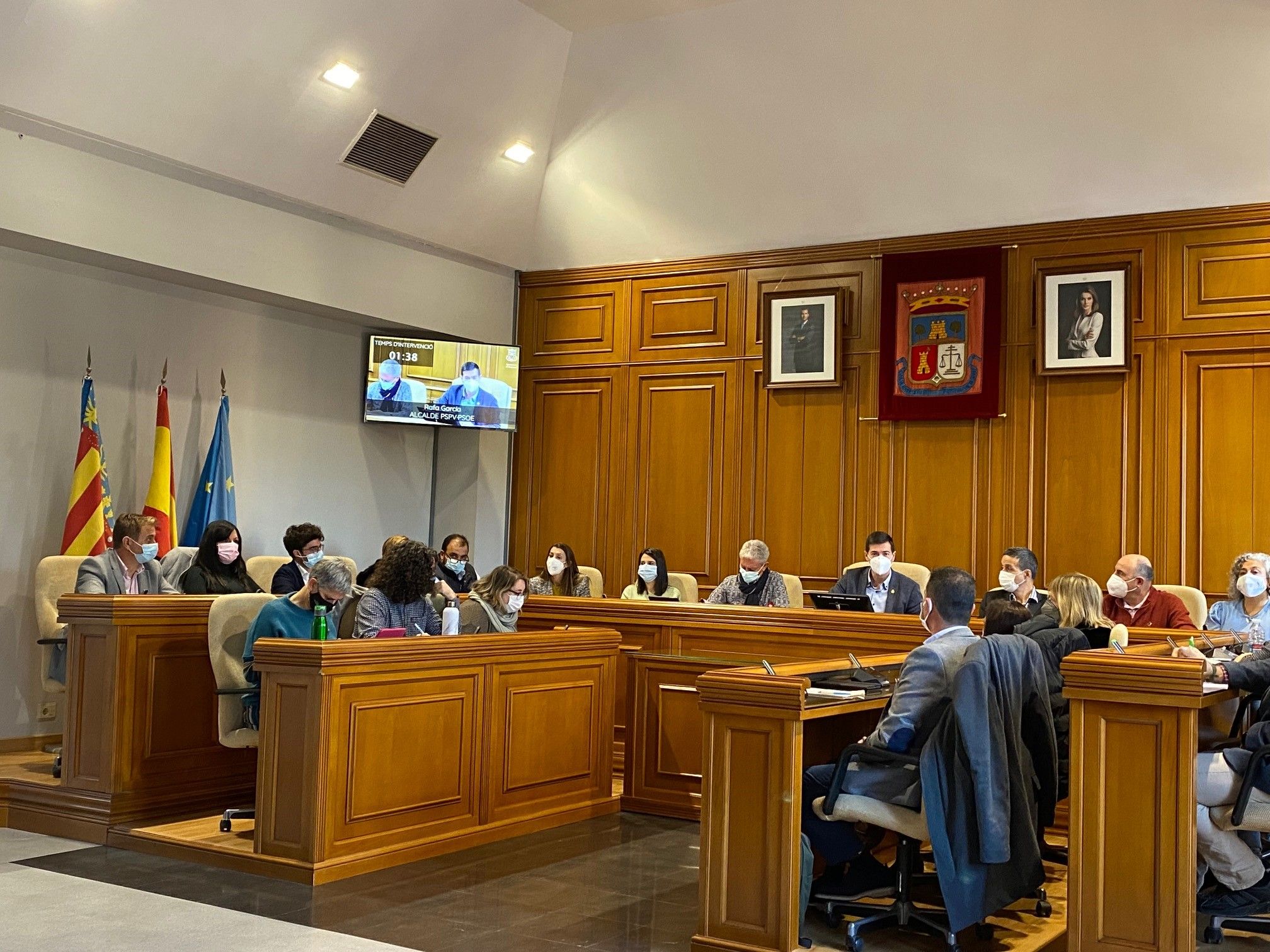 Pleno del Ayuntamiento de Burjassot
