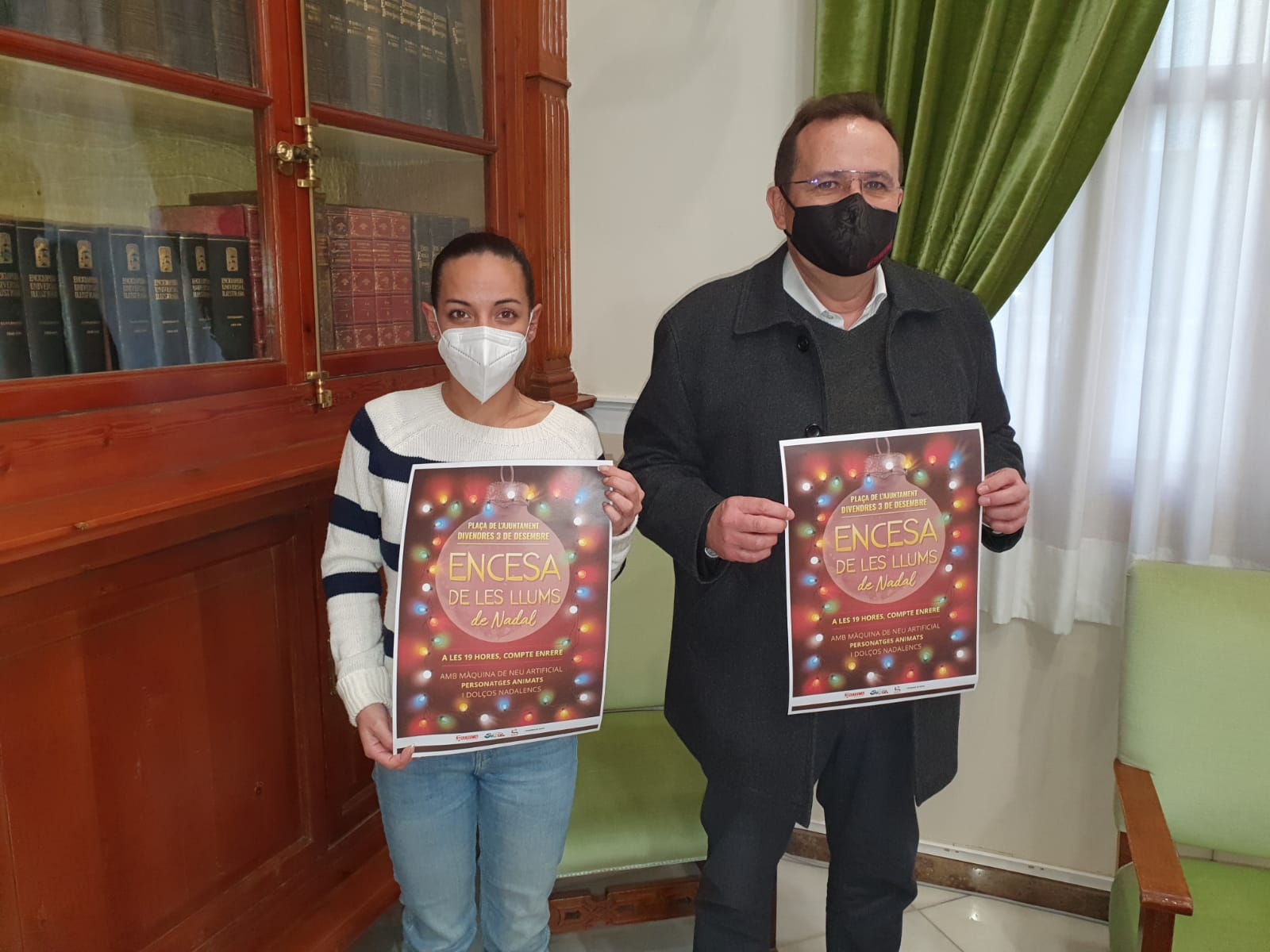 Presentación de la iluminación navideña de Sueca