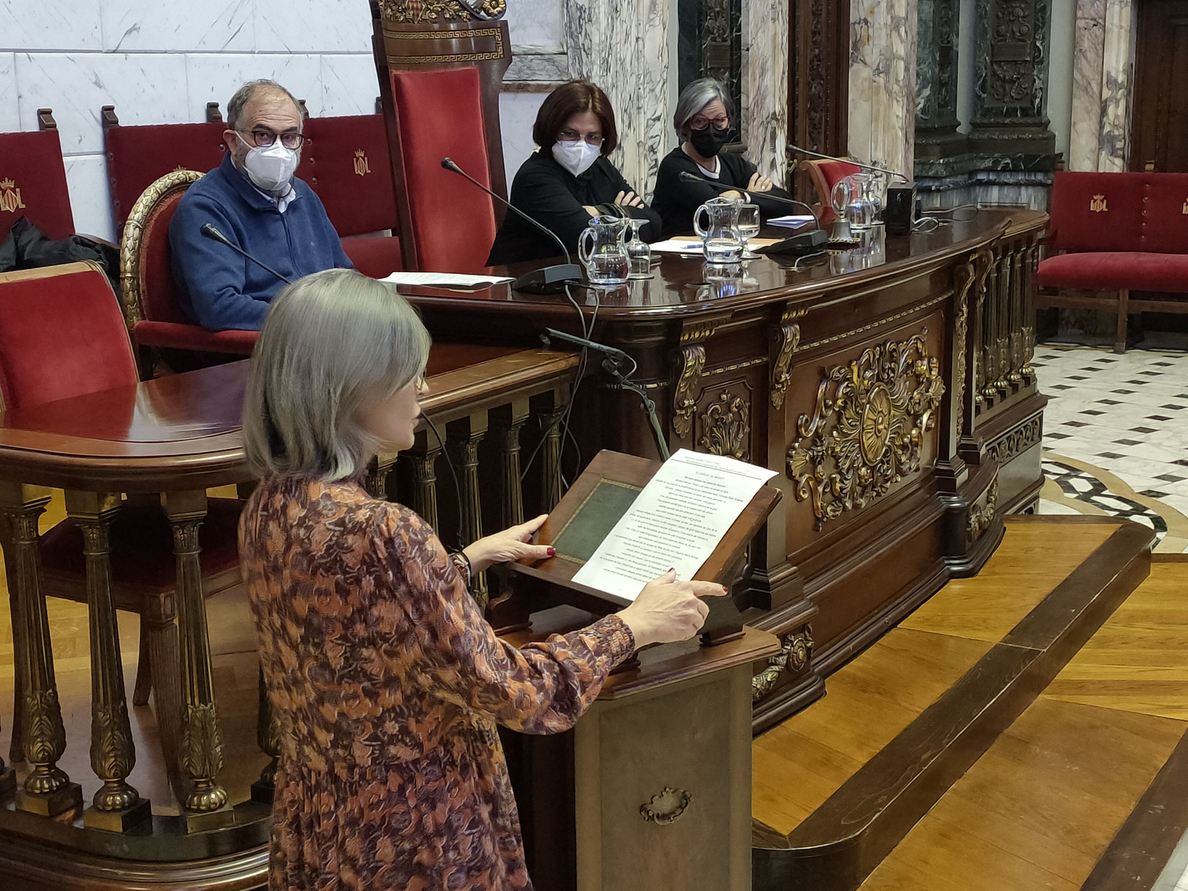 Acto de clausura de la edición de este año del Voluntariat pel valencià