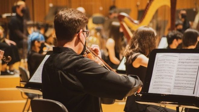 Componente de la Orquesta CaixaBank