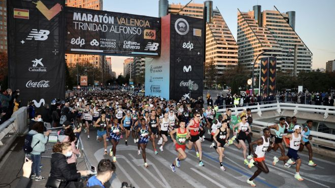 Salida del Maratón de València 2021
