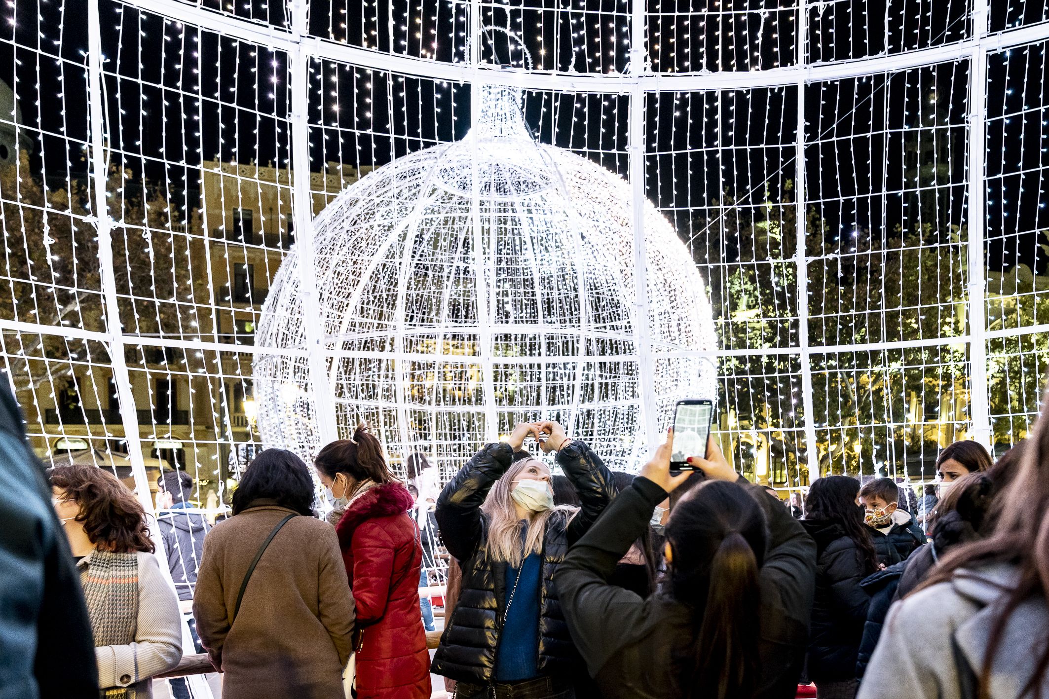 Encendido de las luces de Navidad de València 2021 (Xisco Navarro)