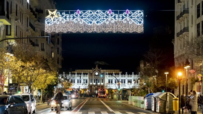 Llums de Nadal de València 2021 (Xisco Navarro)