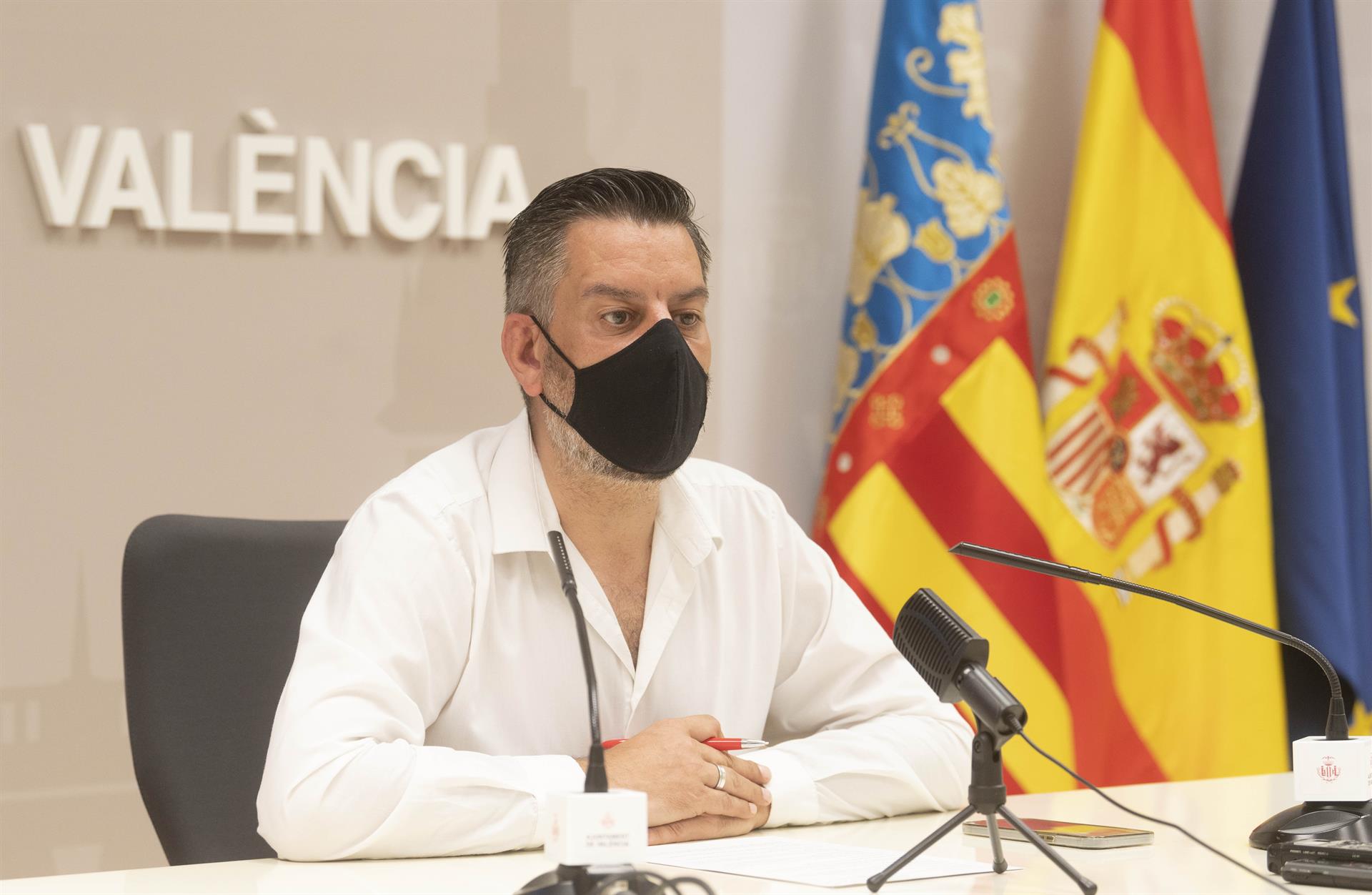 El regidor de Cultura Festiva a València i president de la Junta Central Fallera, Carlos Galiana