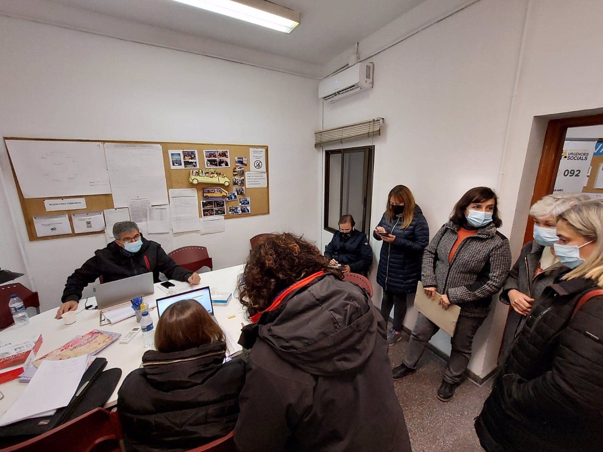 Voluntaris i tècnics treballen en el segon Cens de Persones sense Llar de València