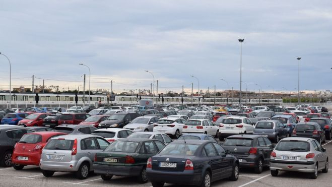 Un dels aparcaments disuasoris Un dels aparcaments disuasoris