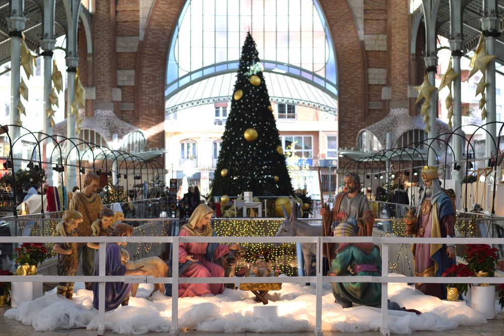 Belén del Mercado de Colón de Valencia 2021 - Foto: Luna Mata