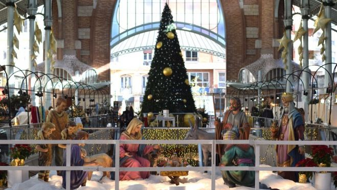 Belén del Mercado de Colón de Valencia 2021 - Foto: Luna Mata