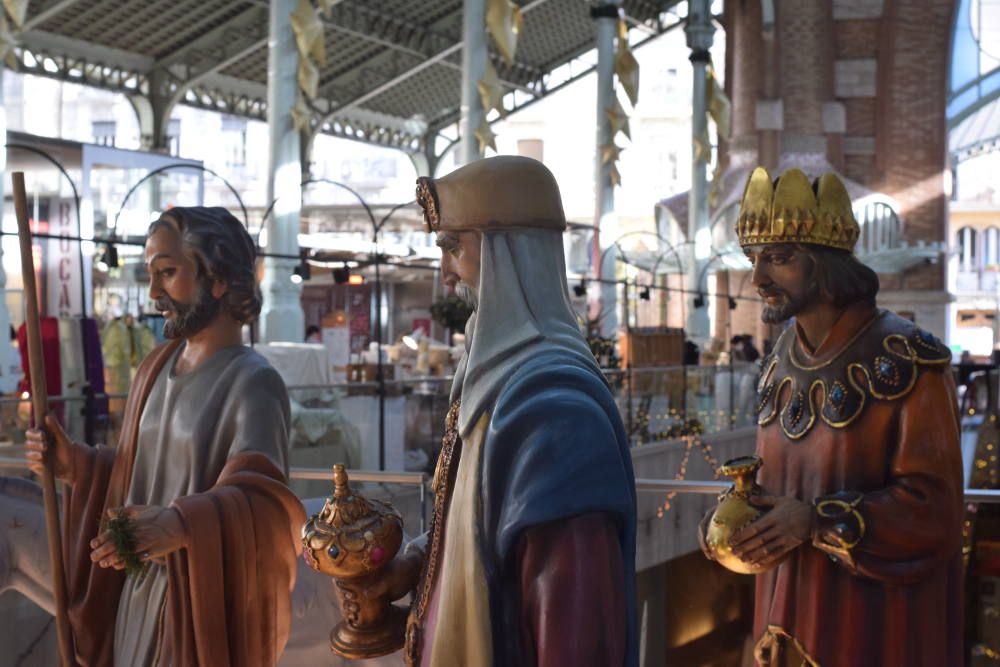 Betlem del Mercado de Colón de Valencia 2021 - Foto: Luna Mata