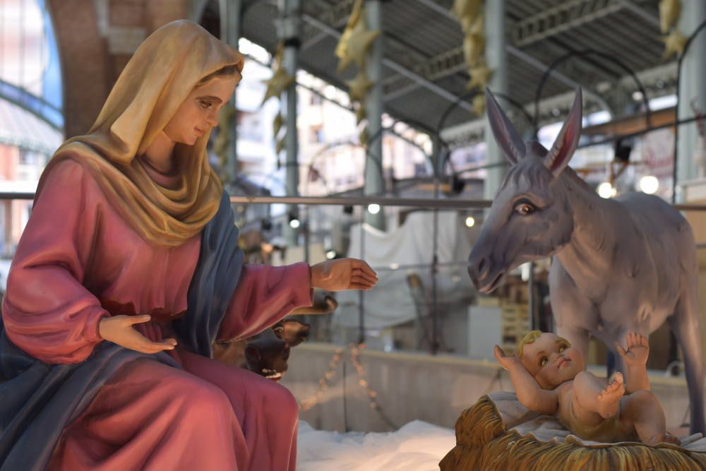 Belén del Mercado de Colón de Valencia 2021 - Foto: Luna Mata