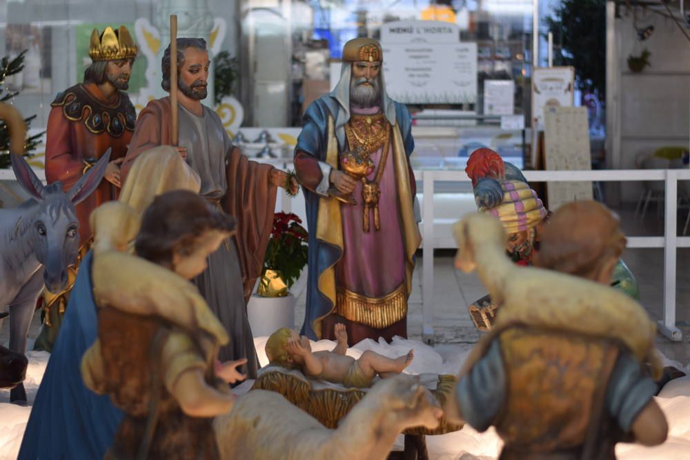 Betlem del Mercado de Colón de Valencia 2021 - Foto: Luna Mata