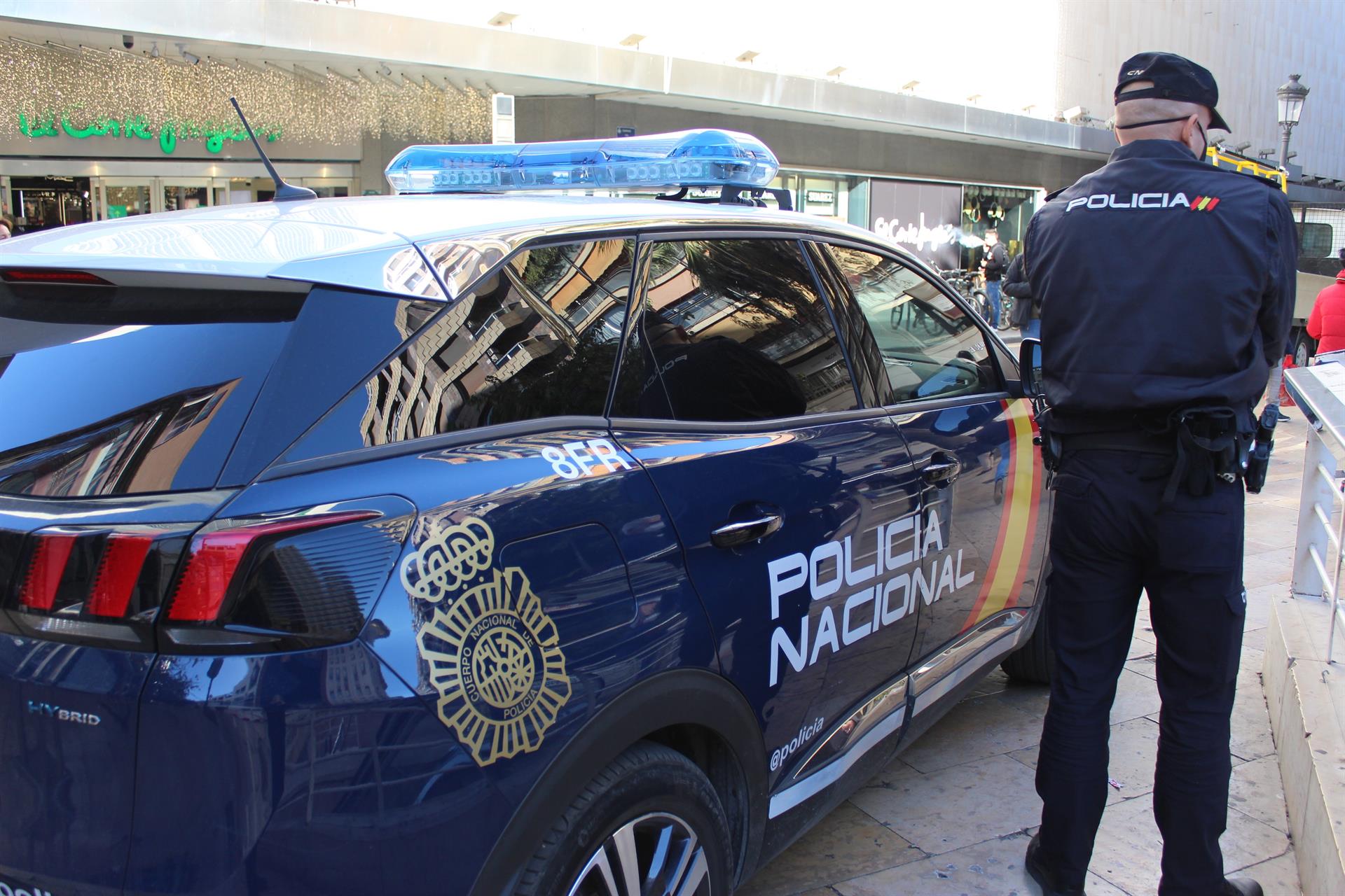 Cotxe patrulla de la Policia Nacional