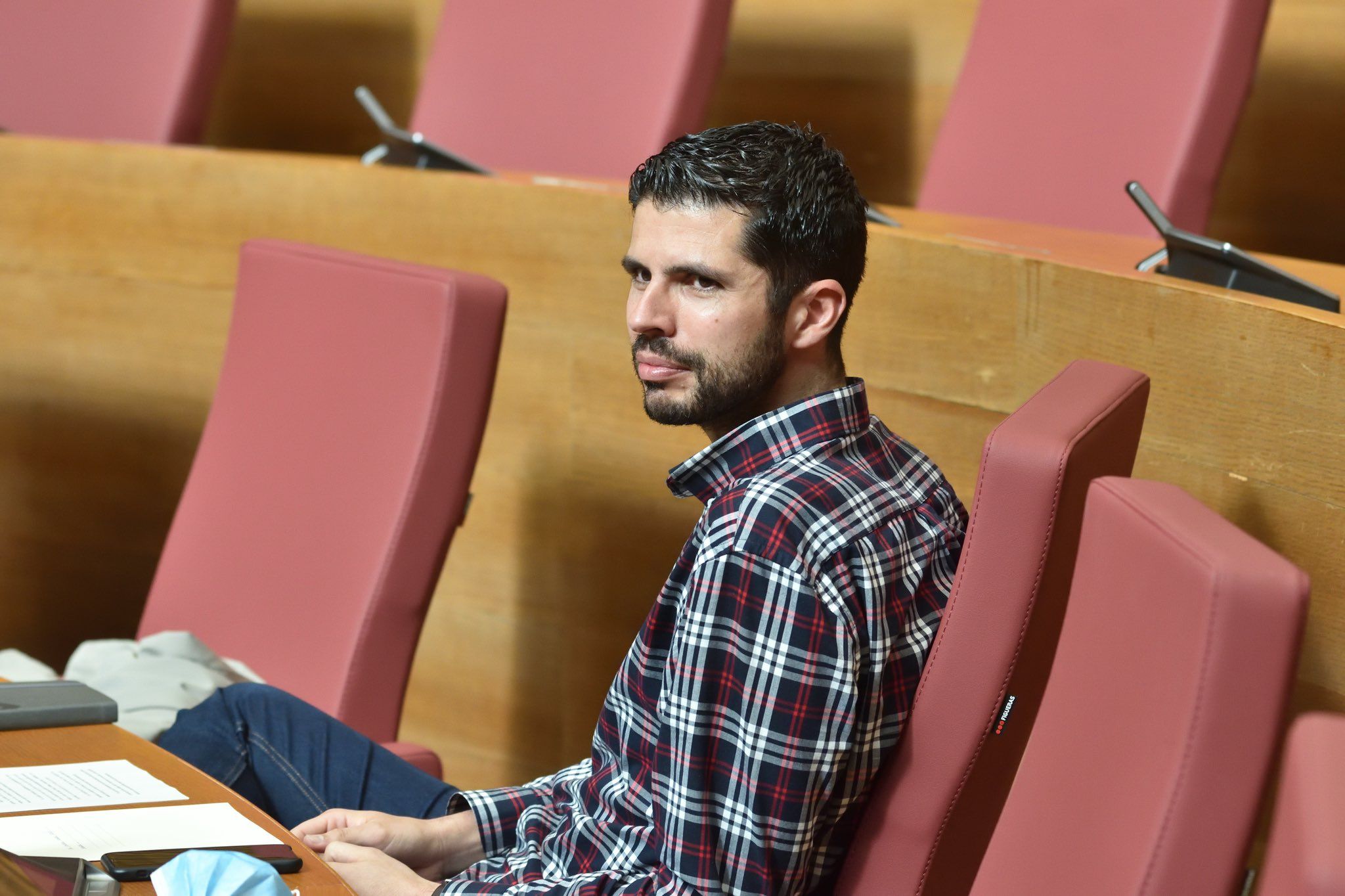 El portavoz del PSOE-PSPV en Les Corts, David Calvo