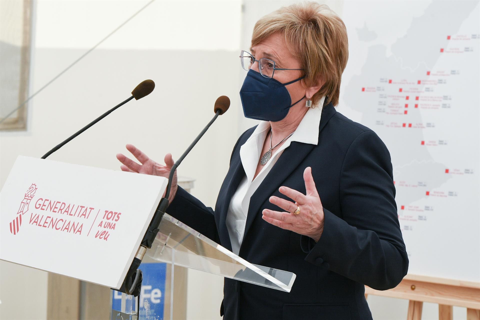 La consellera de Sanidad Universal y Salud Pública, Ana Barceló