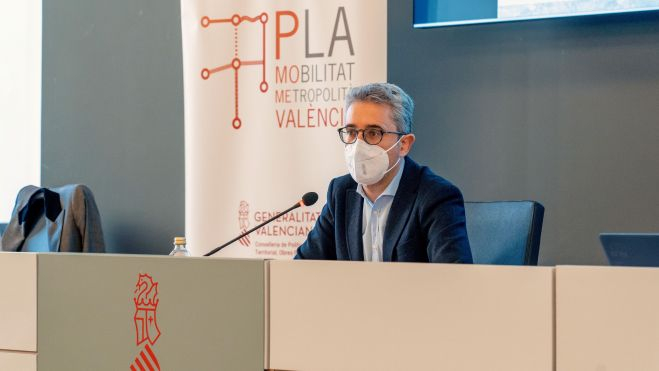 El conseller de Política Territorial, Obras Públicas y Movilidad, Arcadi España