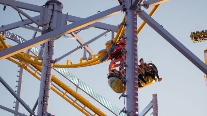 Feria de atracciones de Navidad en València. Imagen: Luna Mata Feria de atracciones de Navidad en València. Imagen: Luna Mata