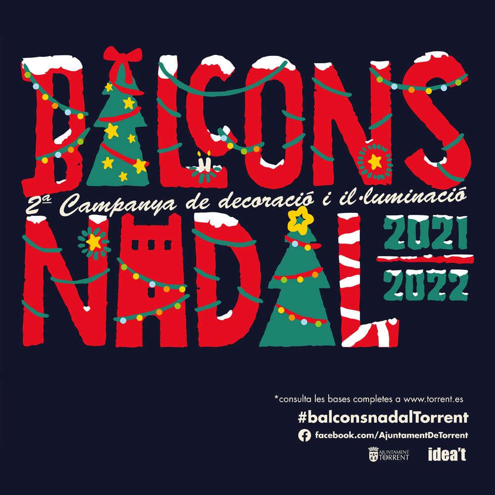 Cartell concurs Balcons de Nadal de Torrent