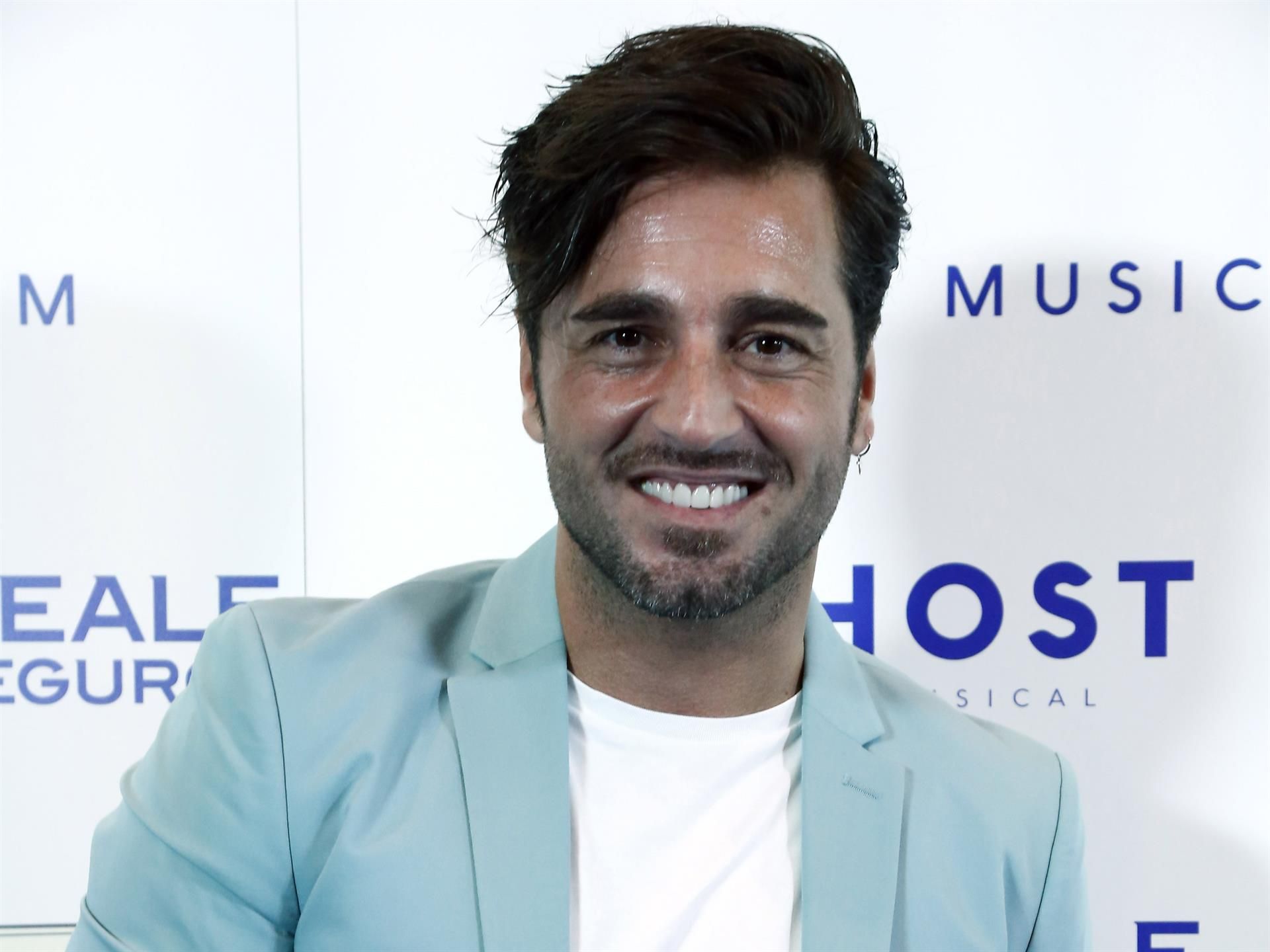 David Bustamante, en el estreno vip de 'Ghost, el musical'