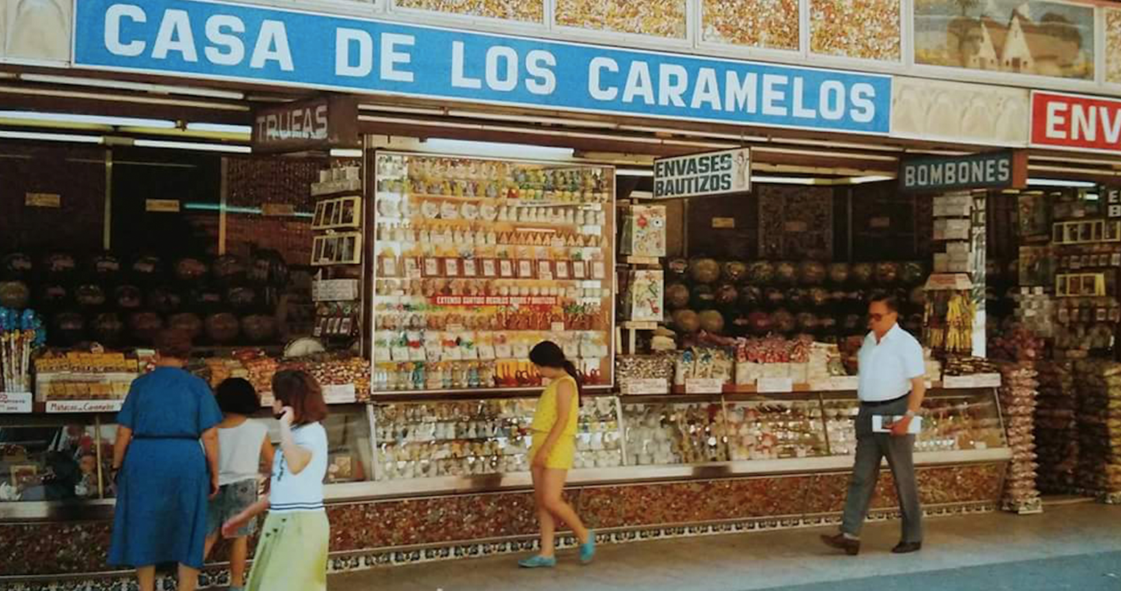 Antigua fachada de la Casa de los Caramelos. Fuente: web de la Casa de los Caramelos