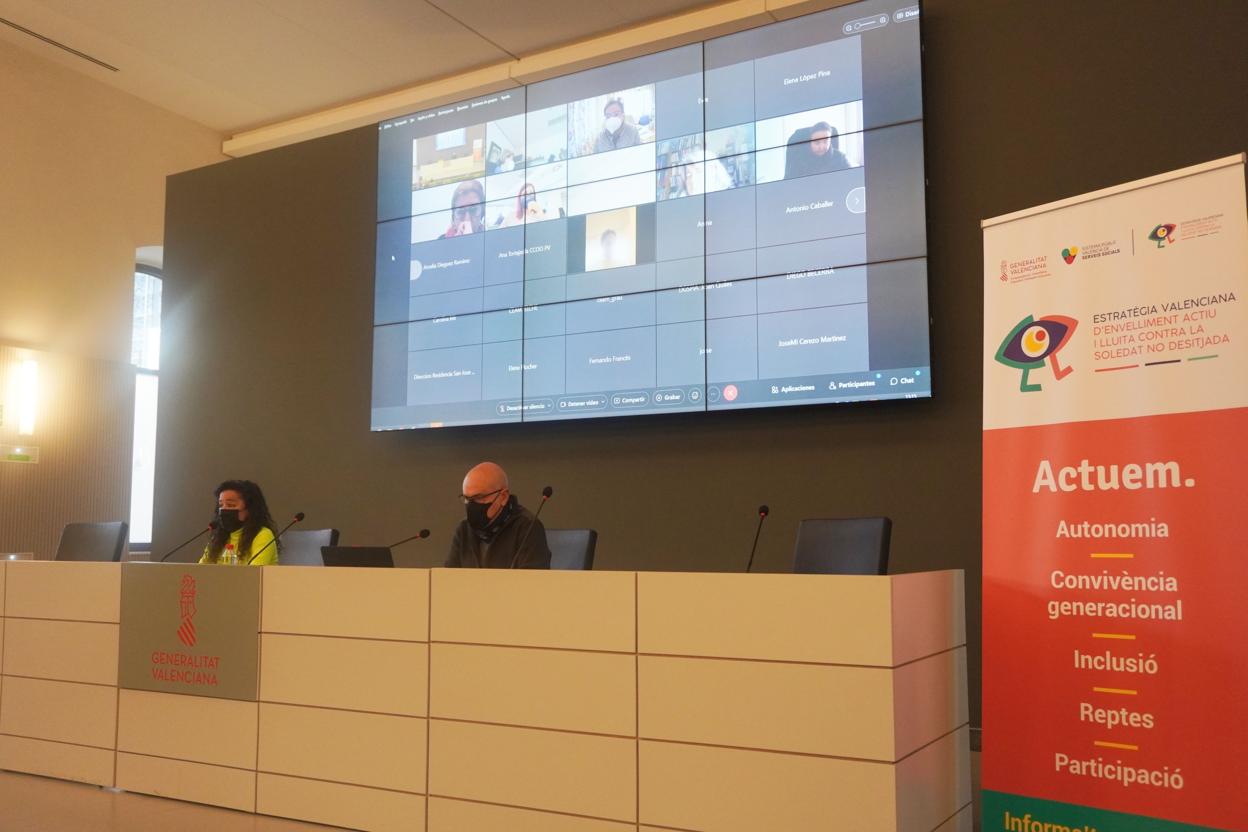 La directora general de Personas Mayores, María José Pérez