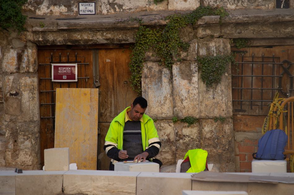 Obras en el entorno de Les Covetes de Sant Joan - Luna Mata
